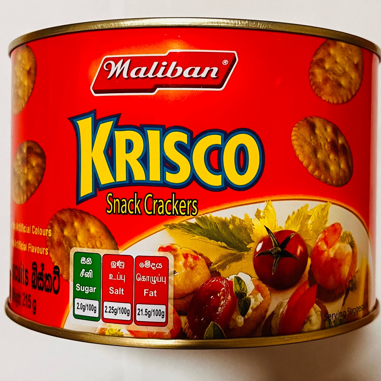 Krisco Snack Crackers 215g